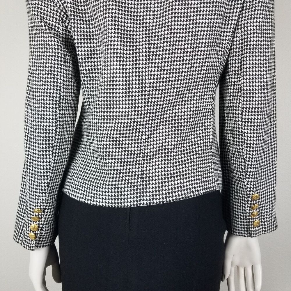Vintage Field Manor Houndstooth Academia Gold But… - image 7